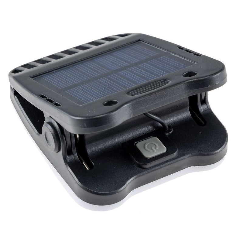 Solar-LED-Klemmleuchte mit Bewegungsmelder