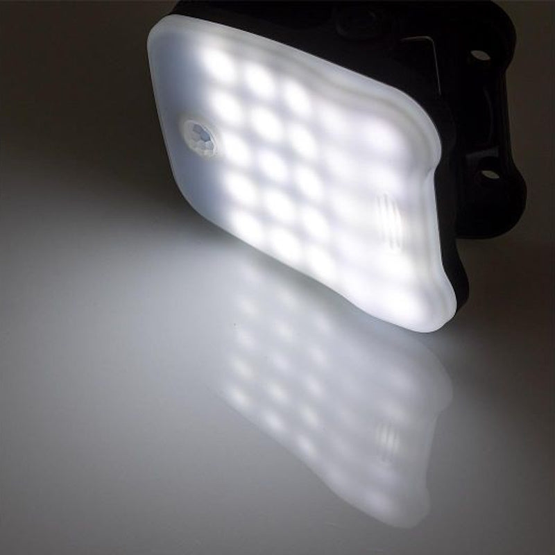 Solar-LED-Klemmleuchte mit Bewegungsmelder