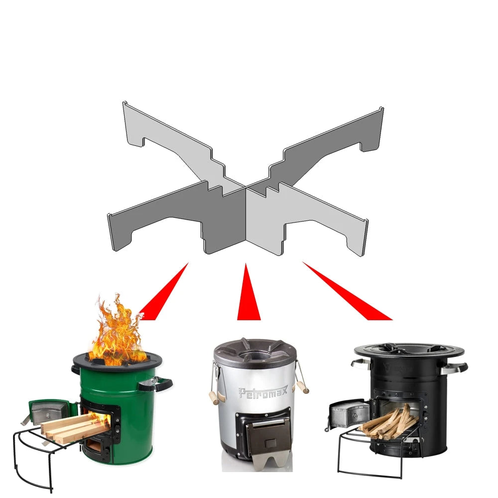 Feuerplatte „Plancha“ für Raketenofen - Outdoorsachen.com