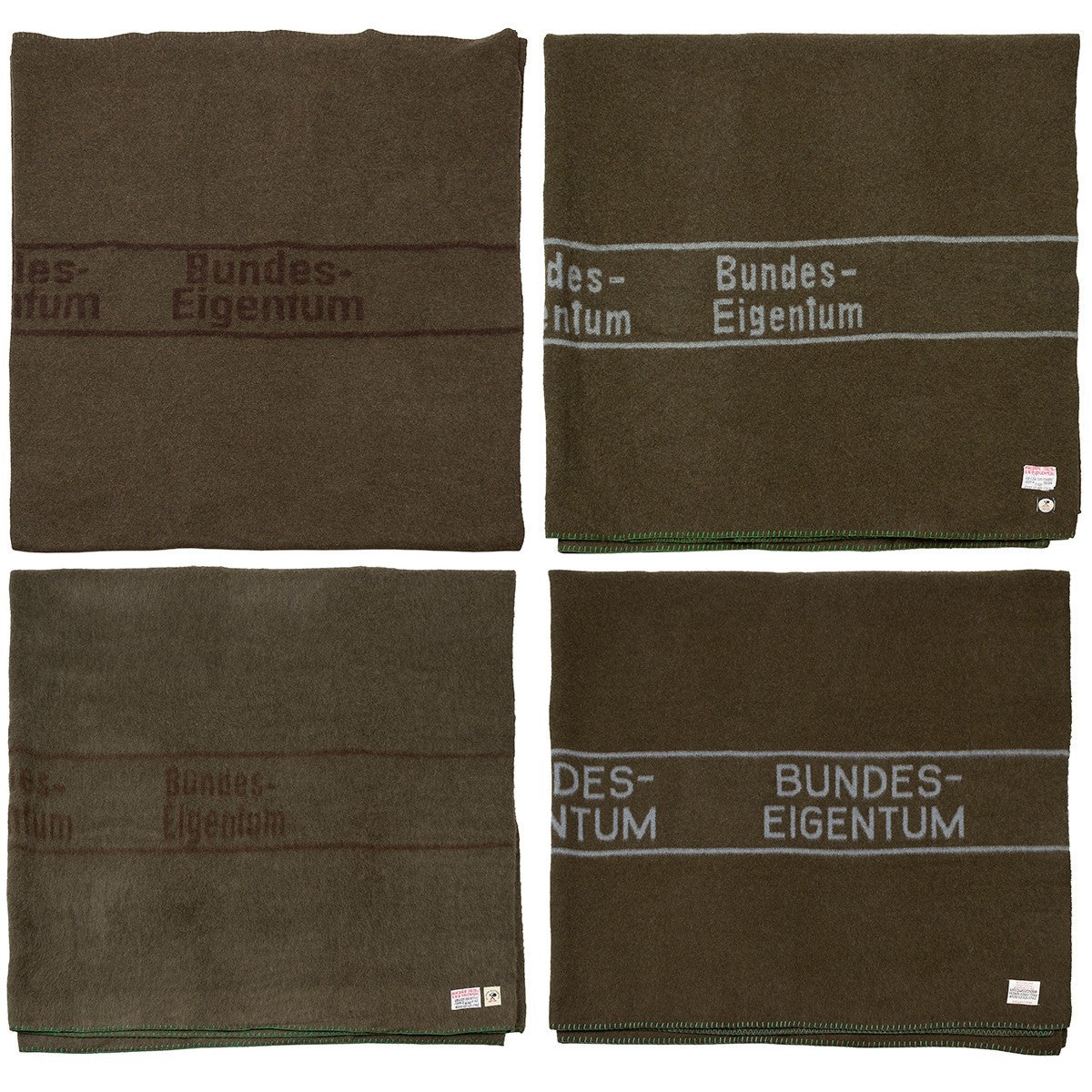 Wolldecke "BUNDESEIGENTUM" Original Armeeware - Outdoorsachen.com