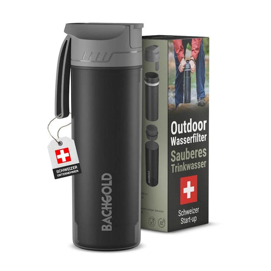 Wasserfilterflasche BACHGOLD - Outdoorsachen.com