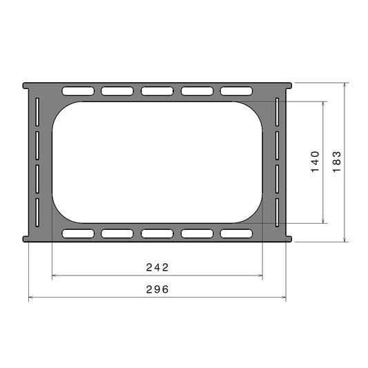 Adapter-Grillrost für Bruzz Willi